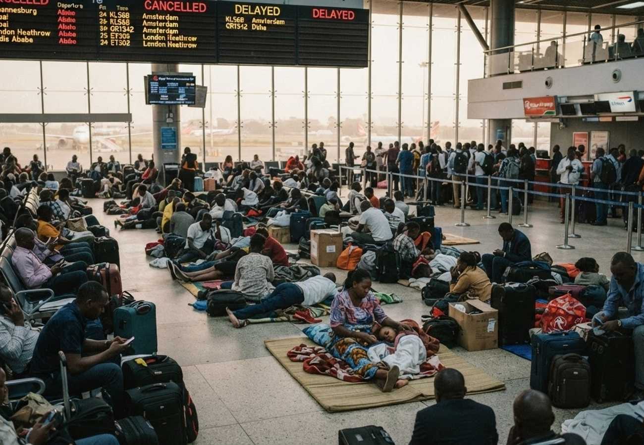 Kenya Airport Staff Strike 2026: Thousands Stranded at Jomo Kenyatta International Airport (JKIA)
