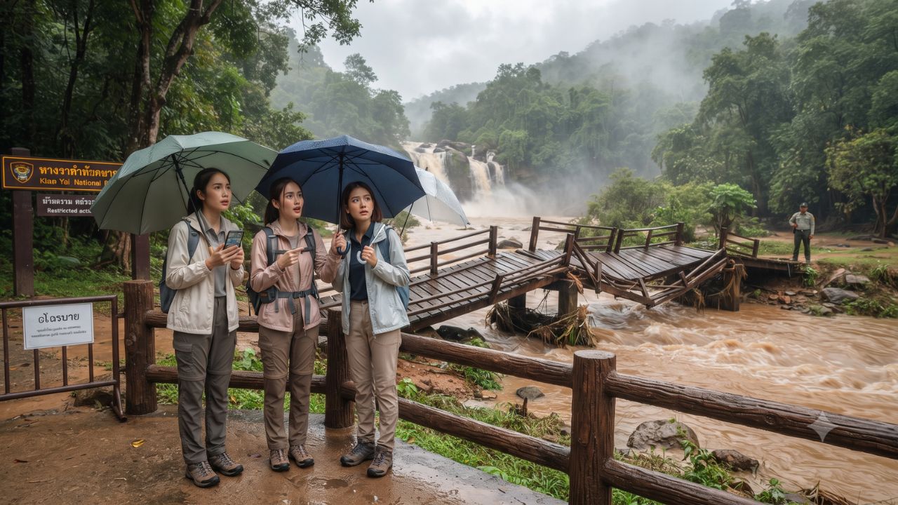 Khao Yai National Park Flood Closure 2026: Haew Narok Bridge Damage and Visitor Safety Guide
