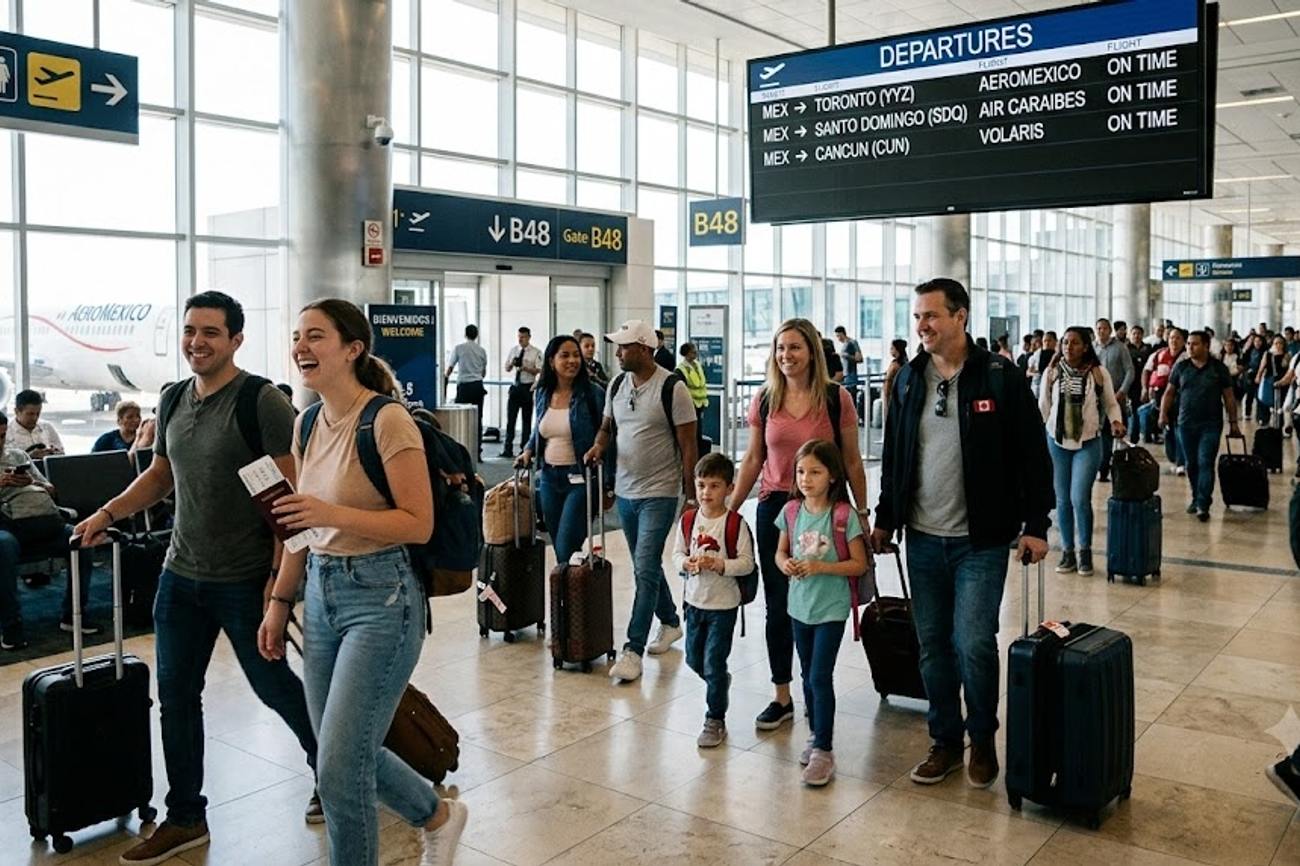 Mexico Unites with Canada and Dominican Republic as More American Tourists are Going Resulting August Air Ticket Sales Reach Record 9.8 Billion USD