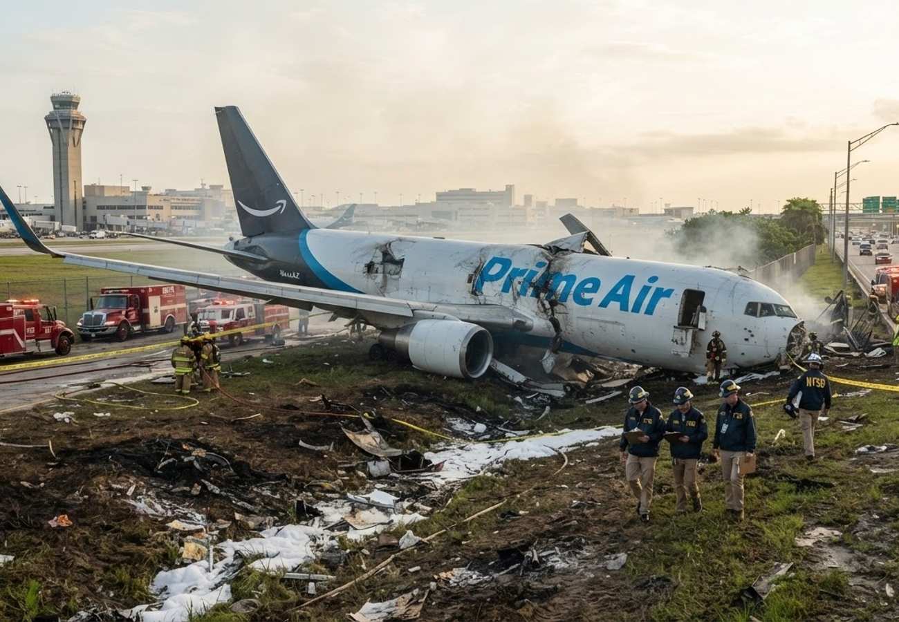 Miami International Airport Flight Disruptions After Fatal Amazon Prime Air Boeing 767 Crash 2026
