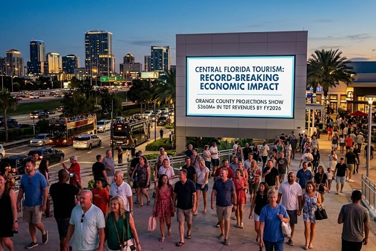 Orlando Tourism Surge Drives Record Tax Revenues Across Central Florida