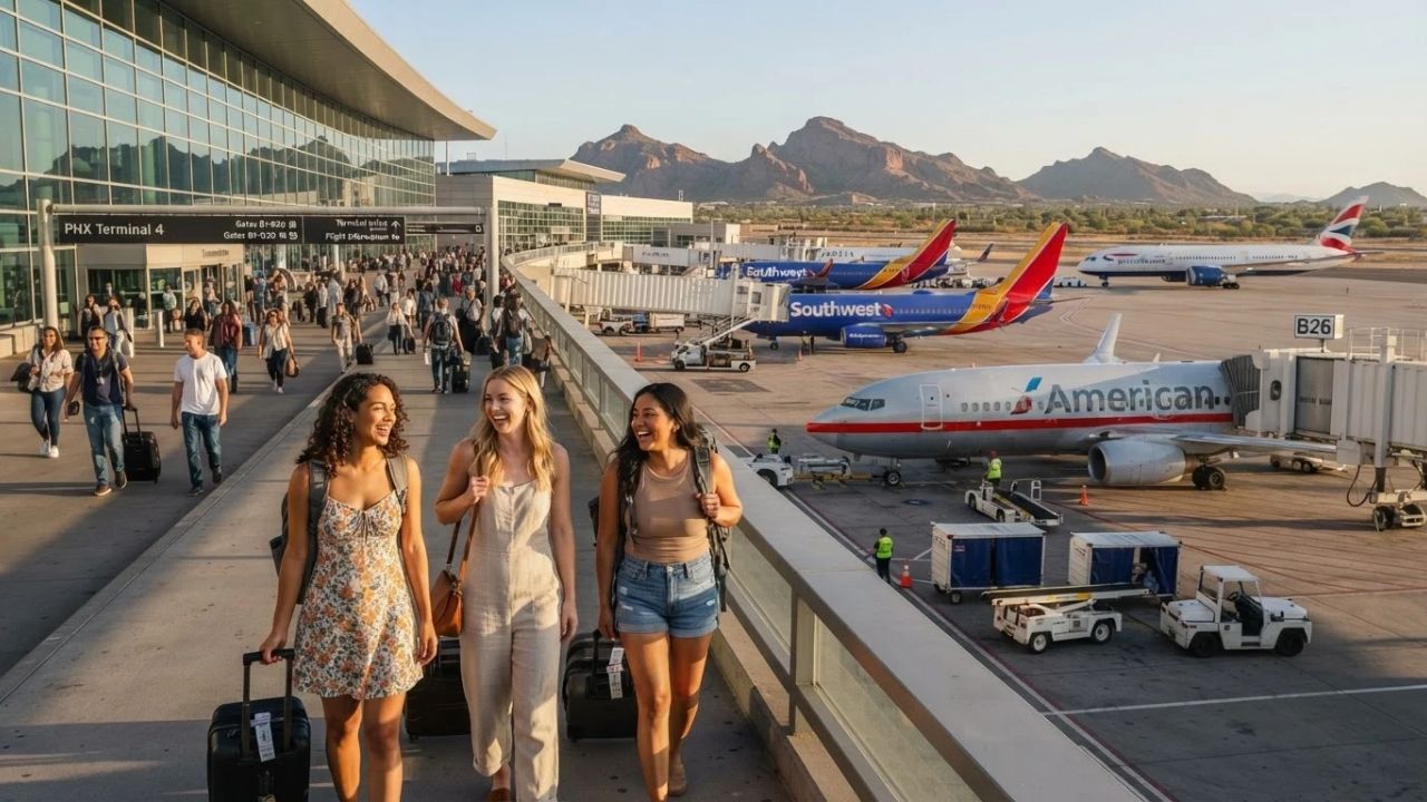Phoenix Sky Harbor Tops 30.8 Million Passengers in 2026: Surge in Spring Traffic and Asian Routes Drive Arizona Tourism