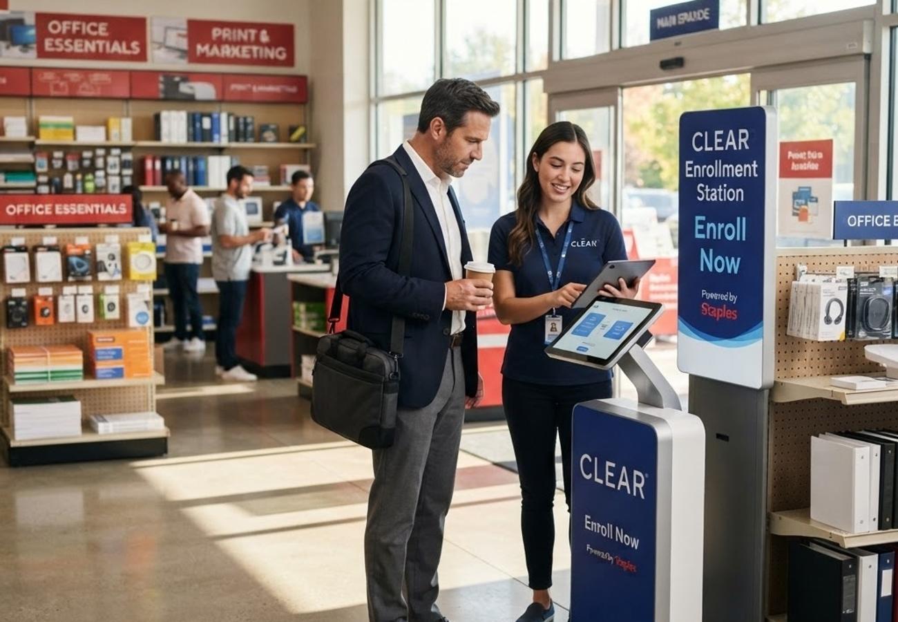 A TSA PreCheck security lane at a major US airport