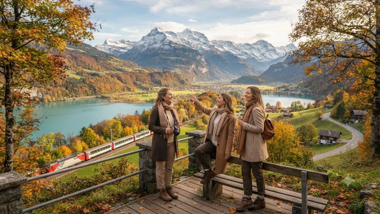 Switzerland Autumn Travel Guide 2026: Geneva Lakeside, Jungfrau Region, and First Class Rail