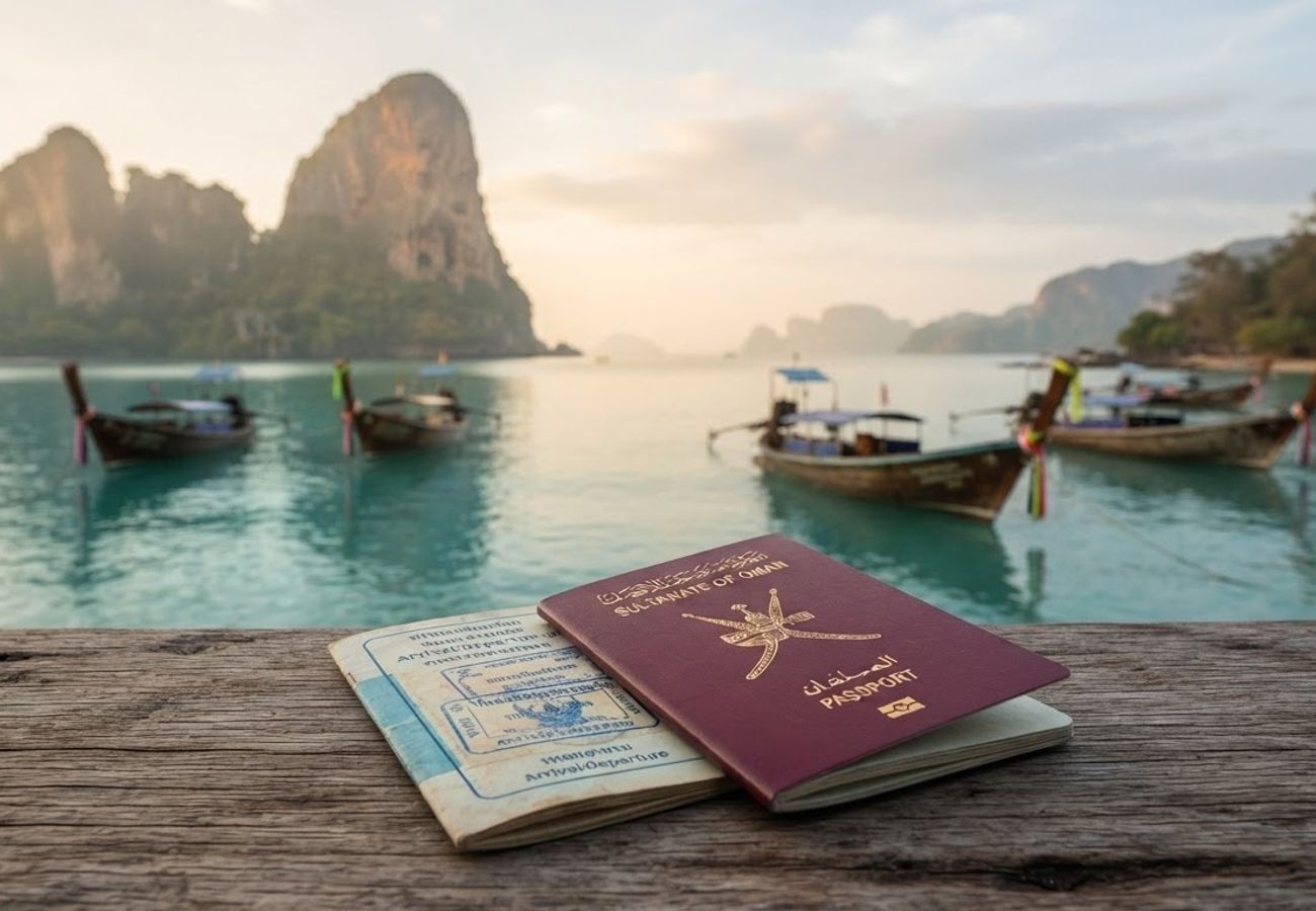 Aerial view of Thailand tourism landmarks