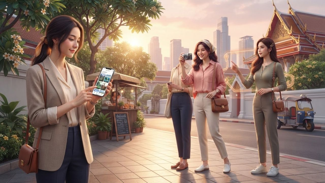 Digital travel technology and smart airport visitor interfaces in Thailand