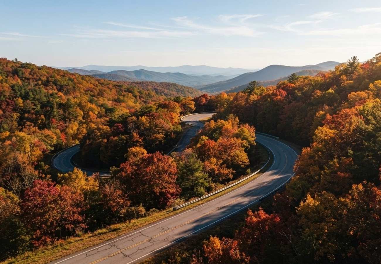 Autumn foliage in Vermont and Alpine scenery in Switzerland