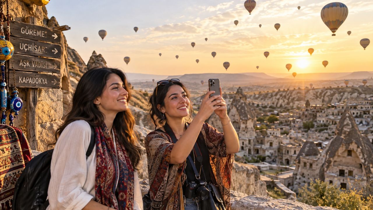 Ancient stone head statues at the summit sanctuary of Mount Nemrut in Türkiye