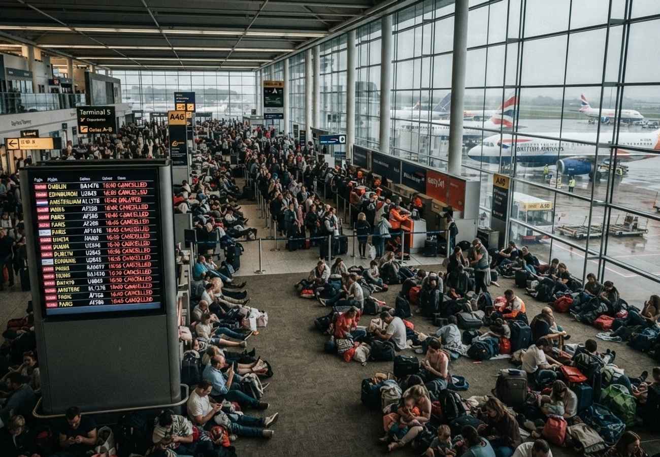 UK Flight Cancellations Surge as NATS Air Traffic Control System Failure Strands Thousands in 2026