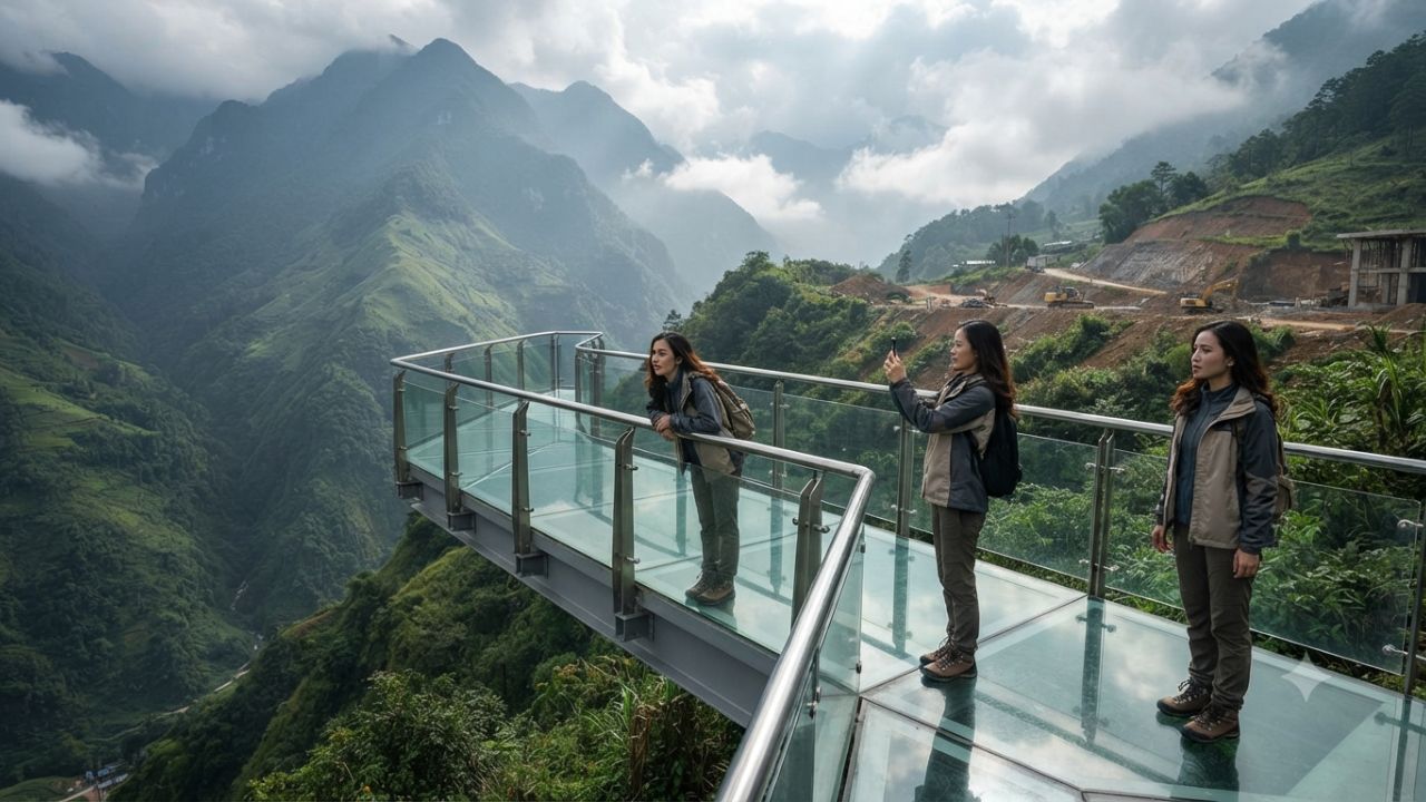 Vietnam's Rong May Glass Bridge Near Sa Pa Faces Temporary Closure Starting October 1 as Landslide Risk Triggers Comprehensive Safety Audit