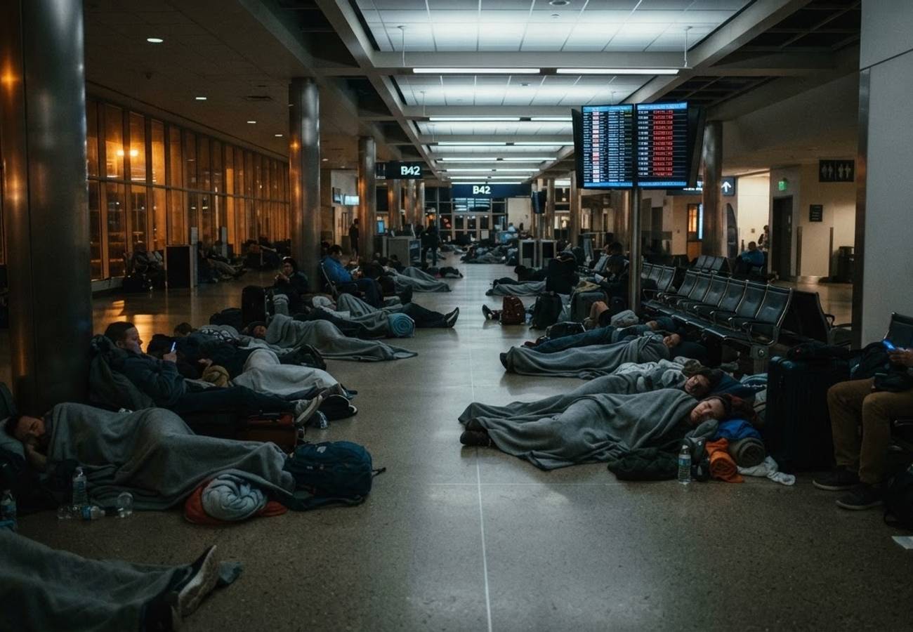 US Airline Passenger Rights 2026: Why Travelers Still Face Overnight Airport Floor Stays