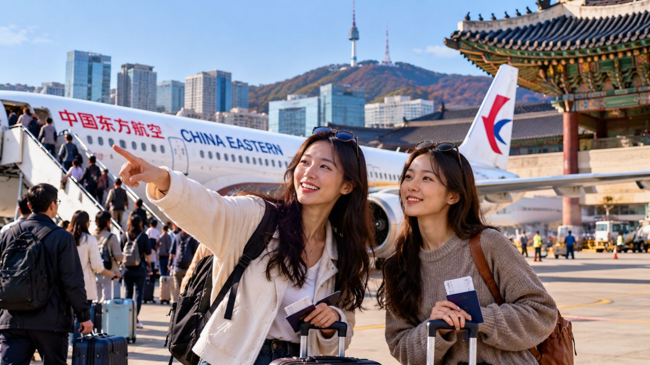 South Korea Surpasses Japan as China Outbound Flight Bookings Climb 22.5% in 2026