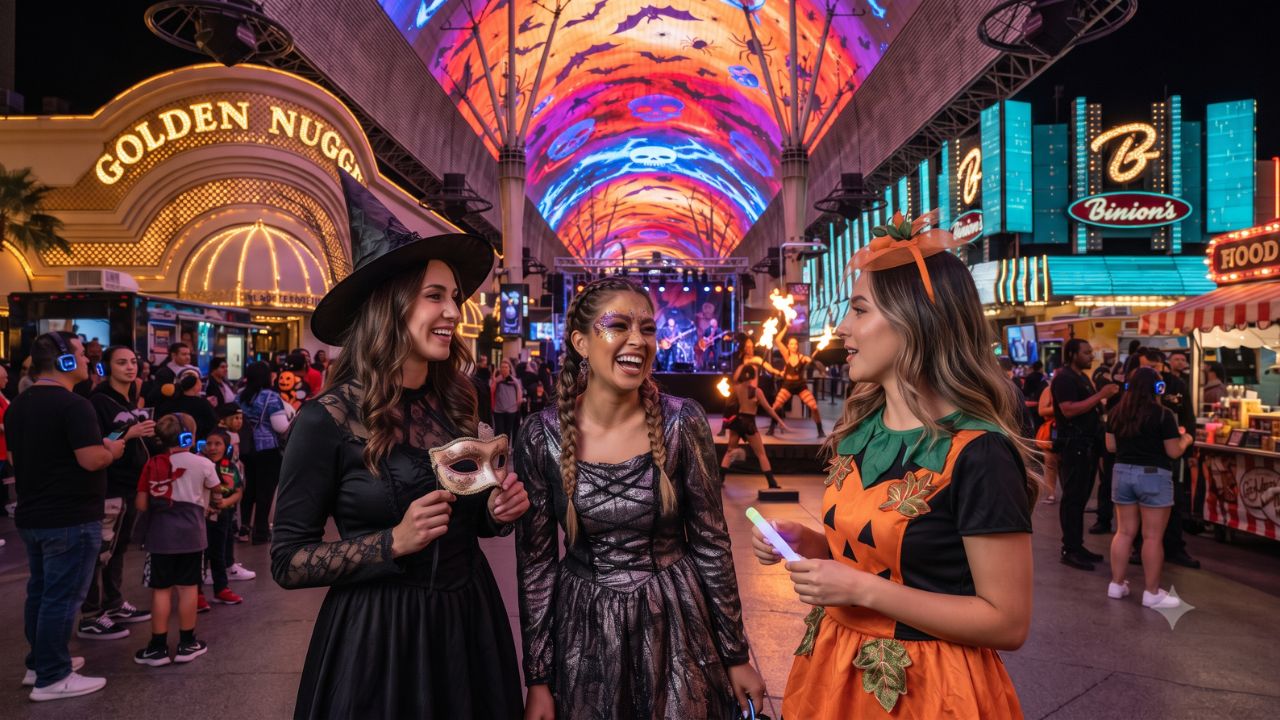 Fremont Street Halloween Guide 2026: Costumes Under The Canopy, Cash Prizes, and Downtown Vegas Entertainment
