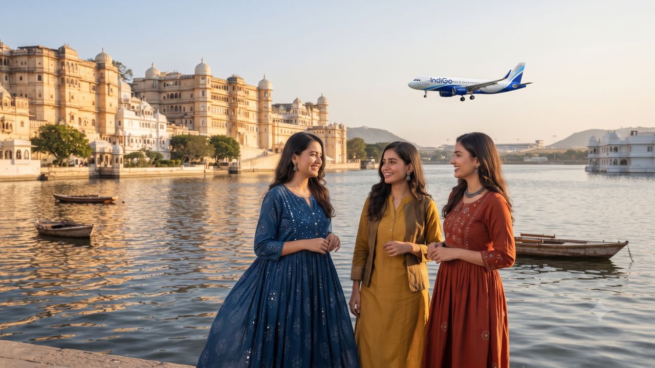 The Lake City Sky Corridor: IndiGo Links Udaipur to Noida and Navi Mumbai with New Daily Flights