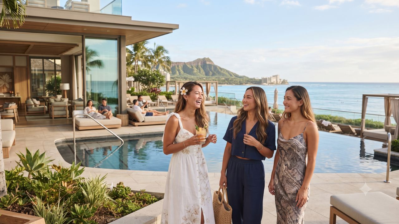 Inside Ka Haku: Hilton Grand Vacations Debuts 205-Suite Luxury Resort and Japanese Bathhouse in Waikiki