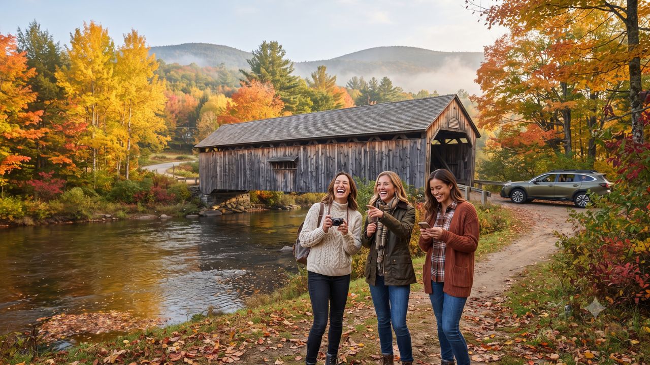 New Hampshire Autumn Covered Bridge Routes 2026: Historic Crossings, Foliage Loops, and Regional Drives