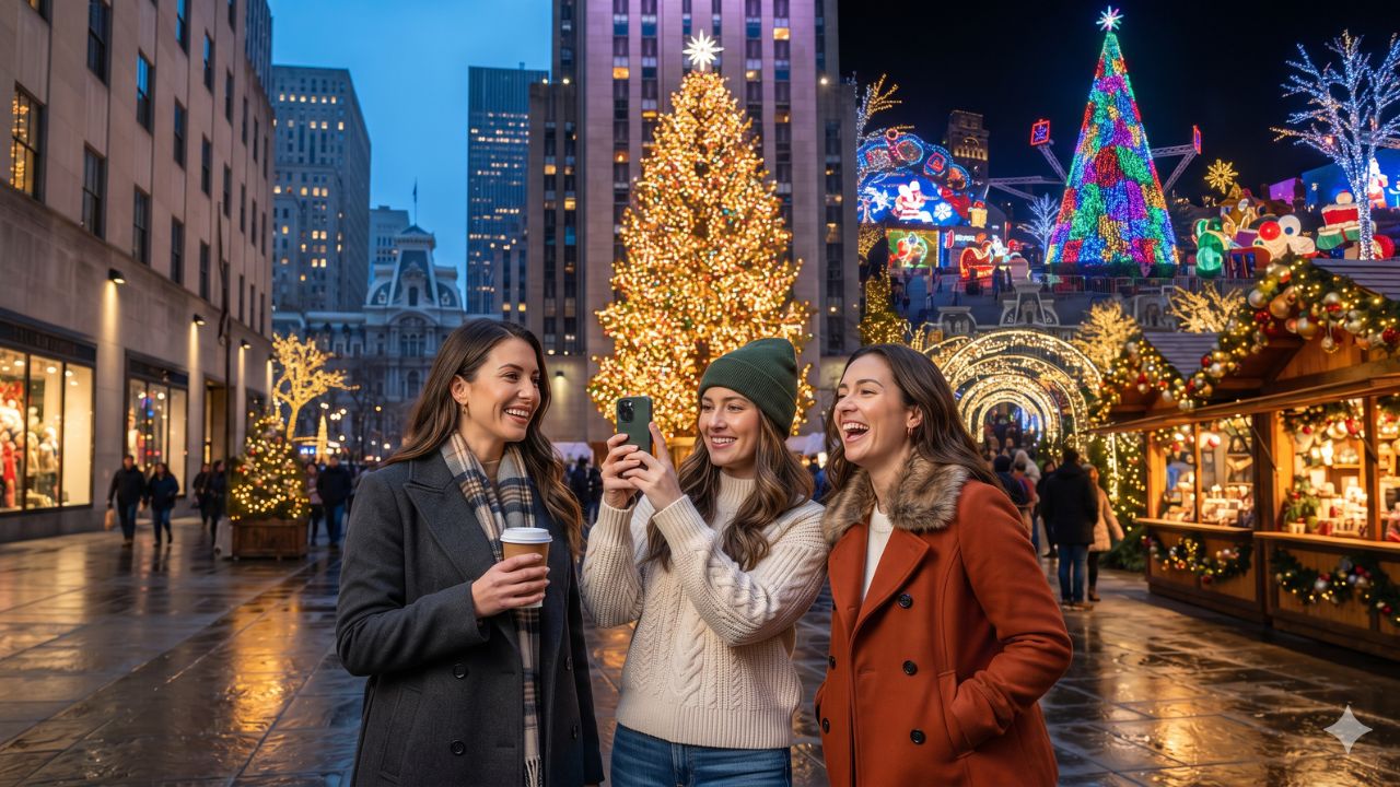 US Christmas Lights Showdown 2026: New York, Nashville, Branson, and Philadelphia Battle for Holiday Travelers