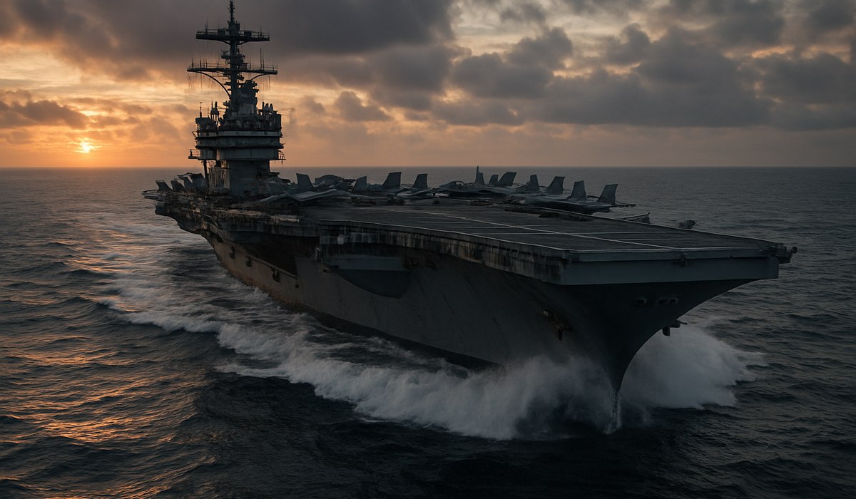 Navy Aircraft Carrier Fleet Stretched Across Three Global Theaters in 2026