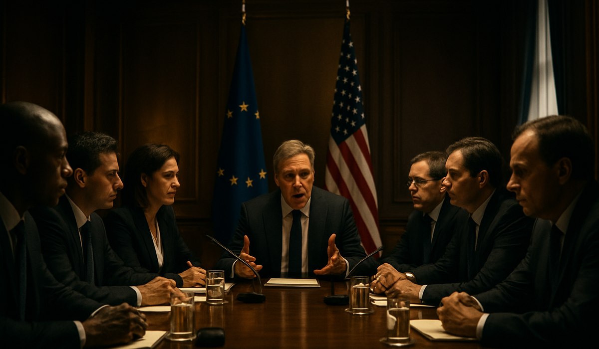 Rubio EU heated exchange Russia escalates G7 tensions March 2026