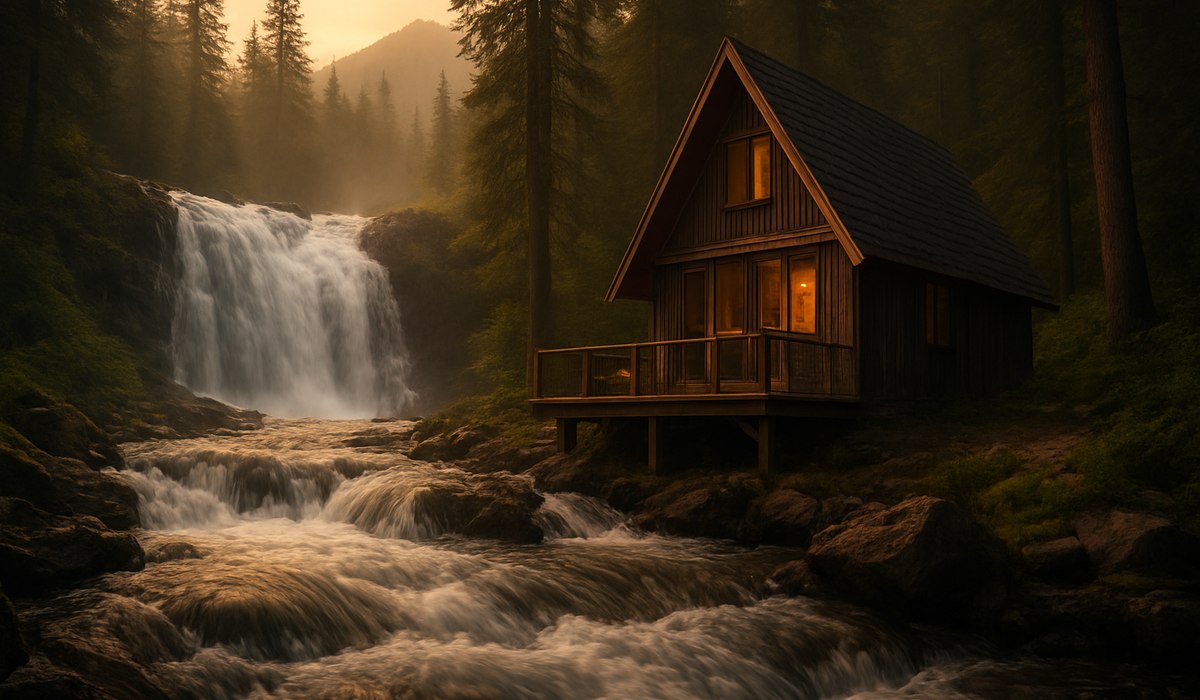 Virginia Airbnb Where You Can Hear Cascading Falls From Your Front Door