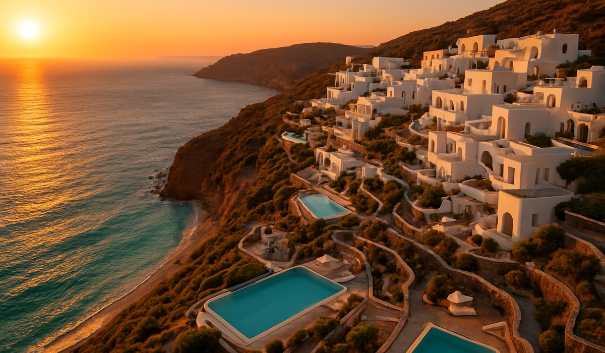 Four Seasons Mykonos Luxury Hotel Opens Cliffside Resort in Greece