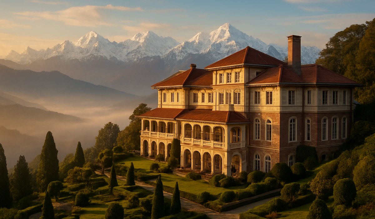 Taj Hotel Dharamshala exterior, White Haven Estate restoration project, 2026