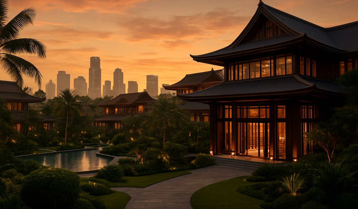 ONYX Hospitality Group headquarters signage, Bangkok 2026