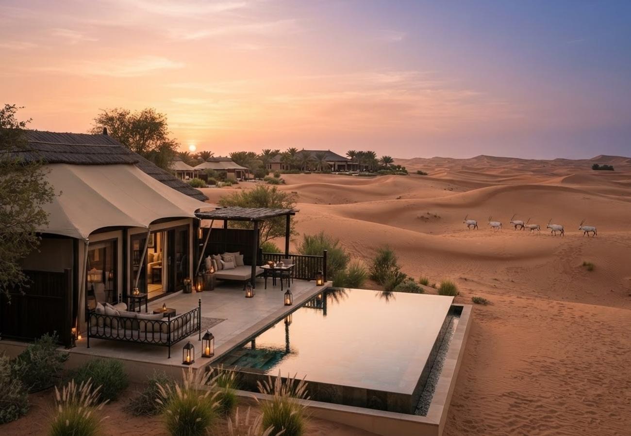Al Maha Desert Resort Dubai Integrates Ultra-Luxury Stays With Dubai Desert Conservation Reserve in 2026