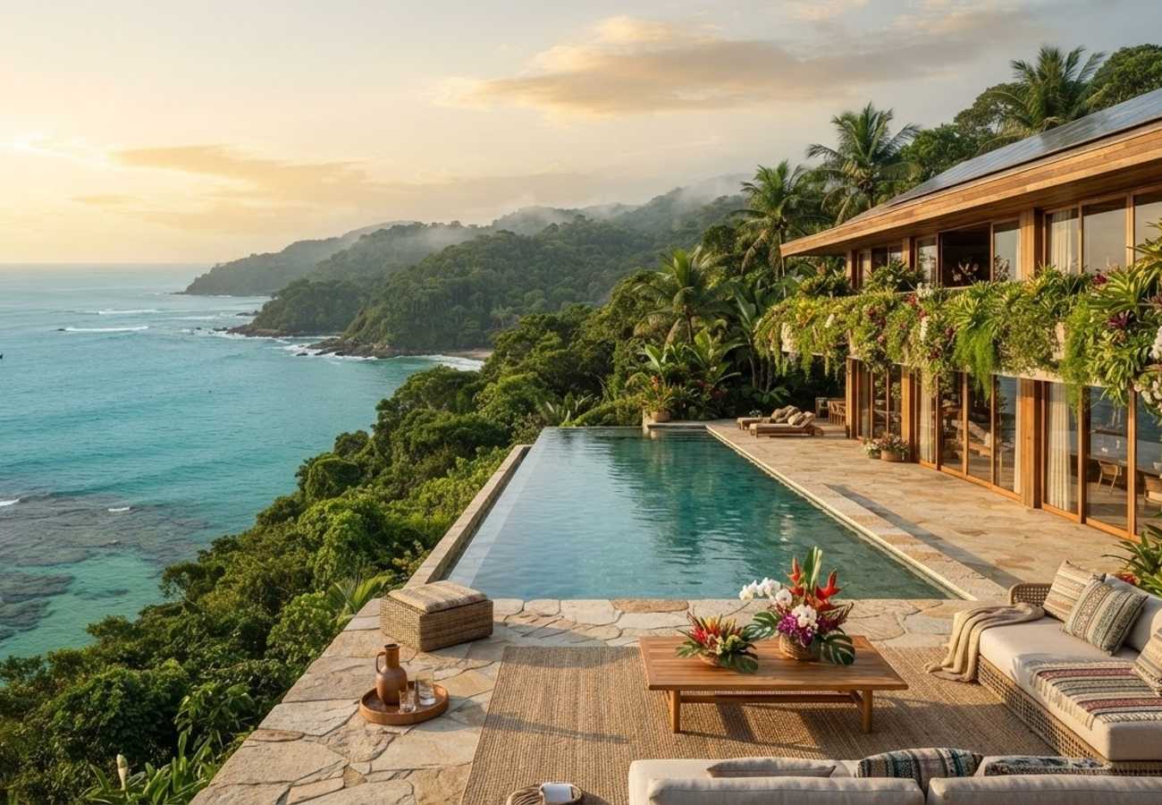 Modern luxury hotel architecture in Brazil featuring sustainable design