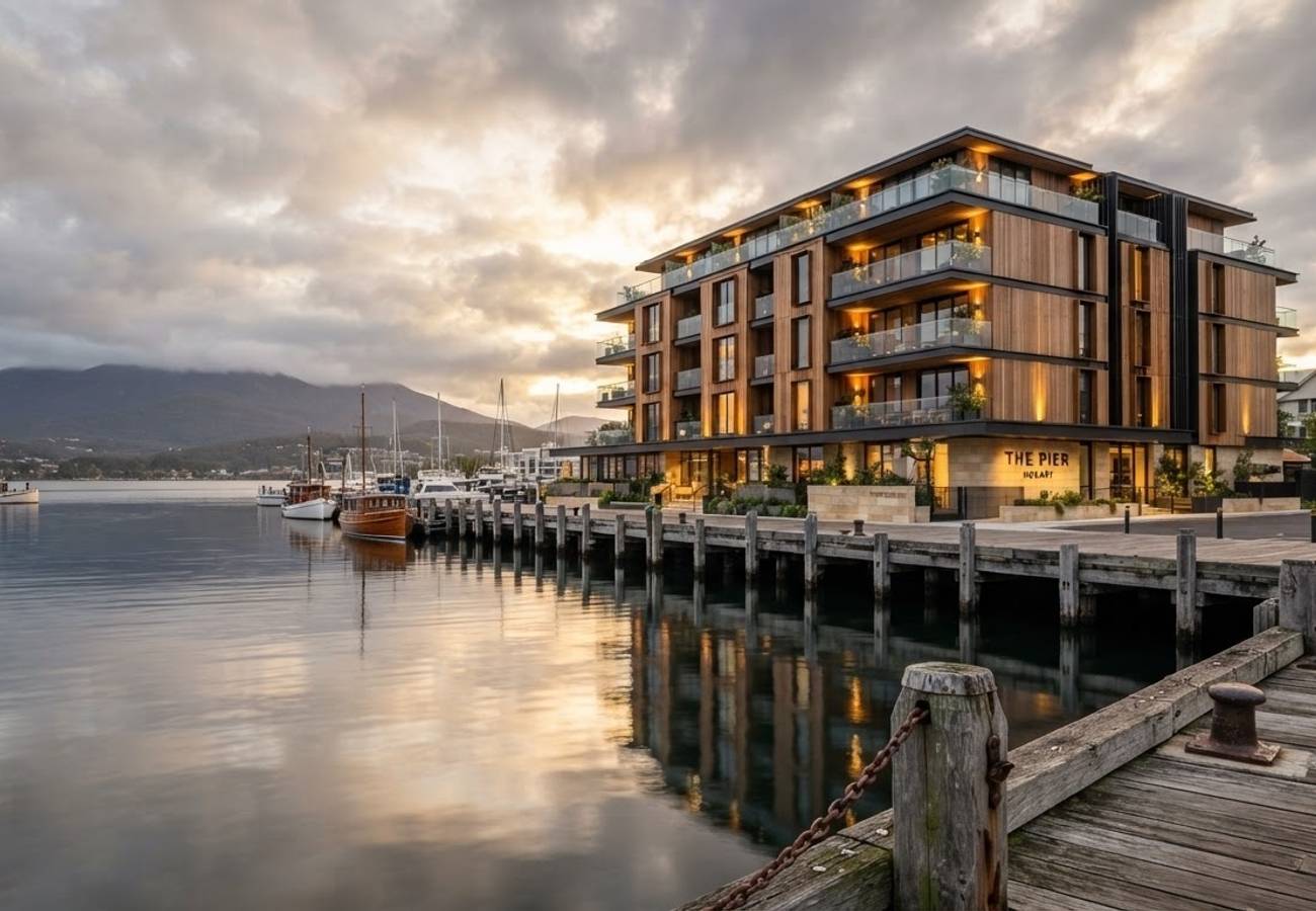 Citadines Elizabeth Street Pier Hobart waterfront hotel view
