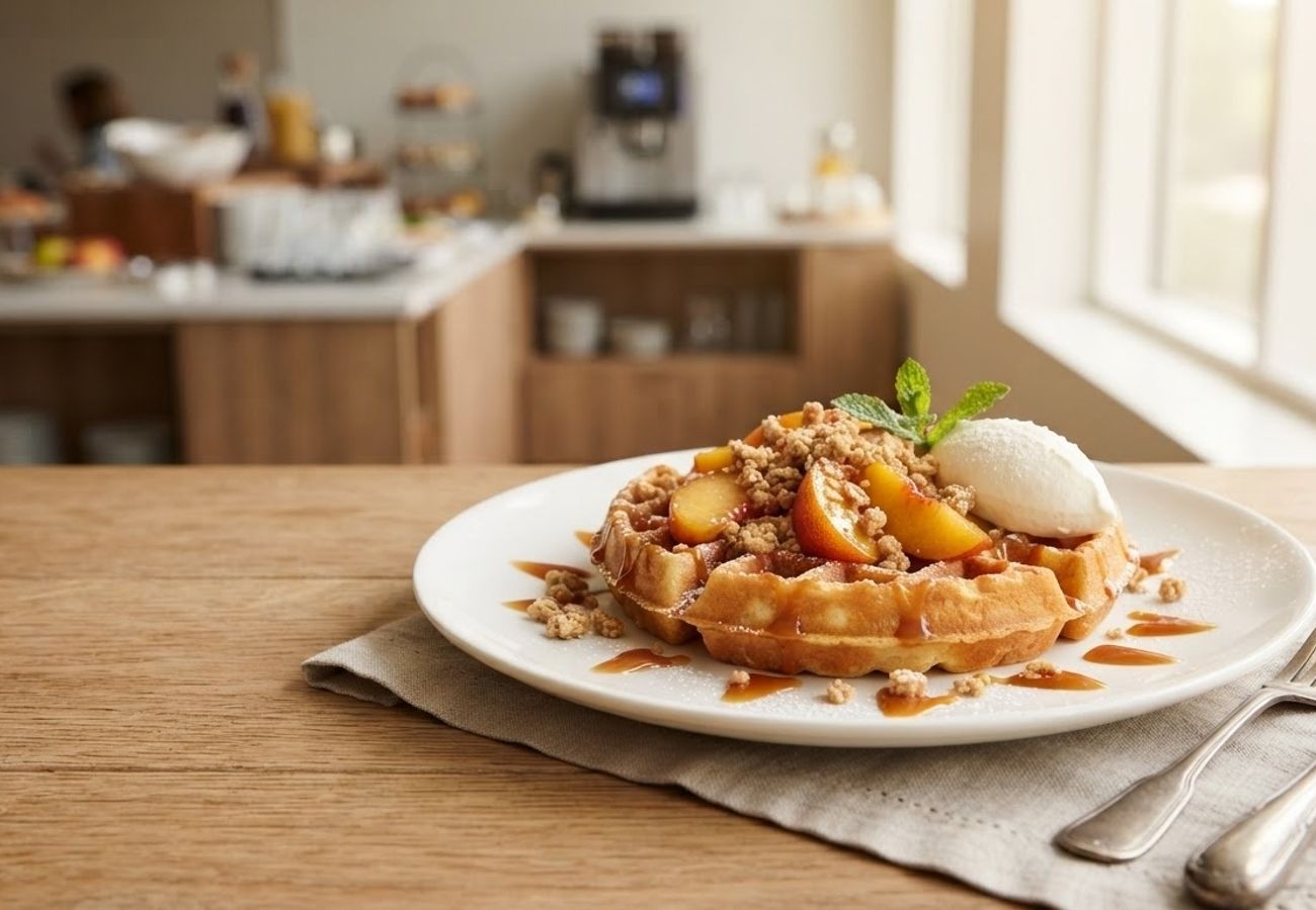 Hampton by Hilton Introduces First Guest-Created Peach Cobbler Waffle Across 2,500 North American Hotels