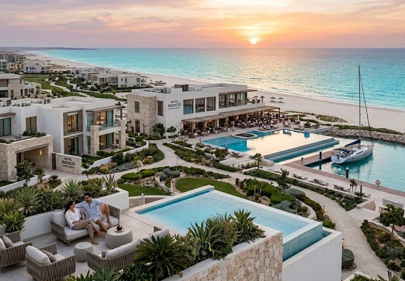 Luxury coastal development in Ras El Hekma Egypt