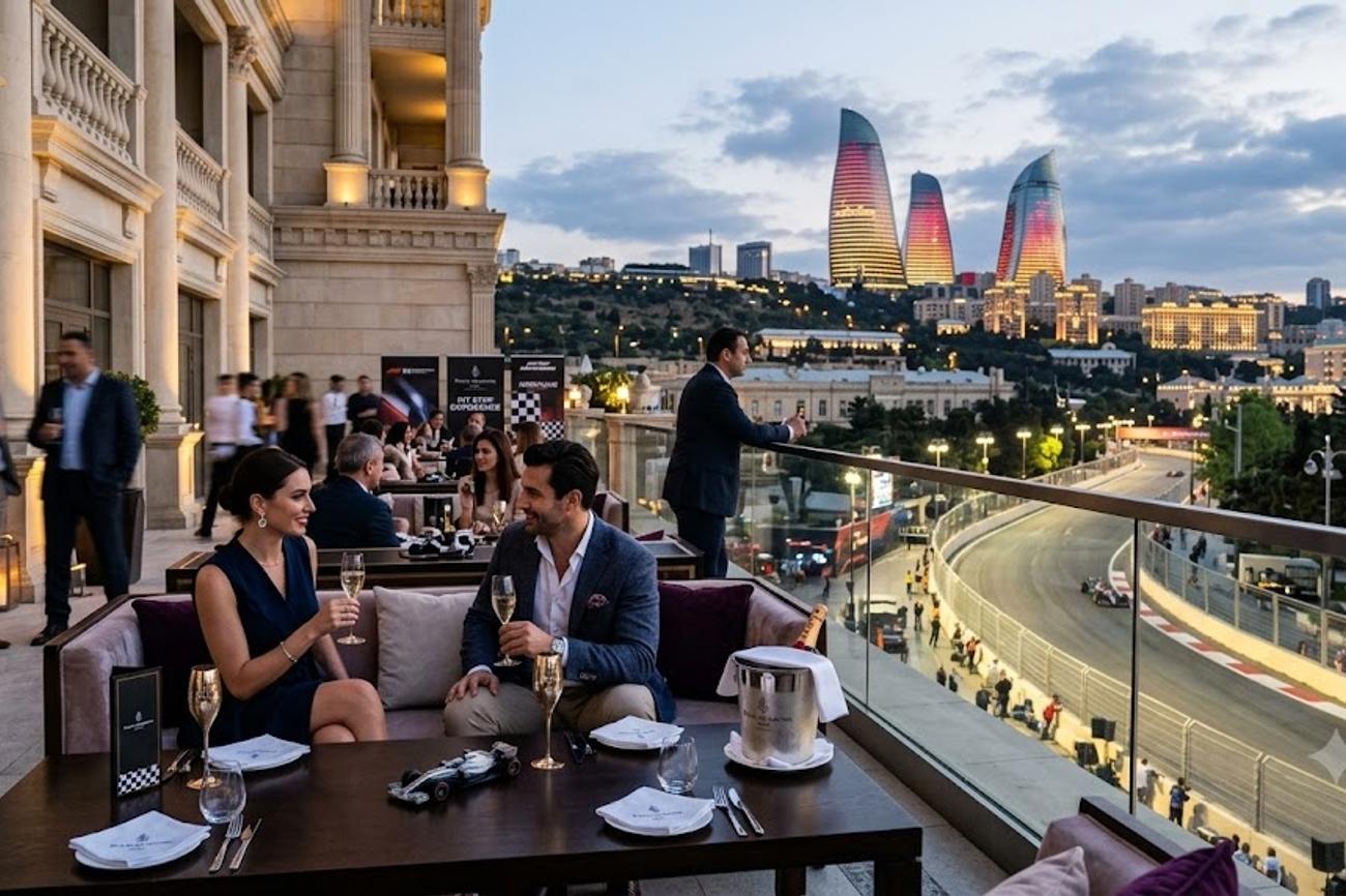 Azerbaijan Welcomes Race Weekend As Four Seasons Hotel Baku Creates Ultimate Luxury Pit Stop Experience