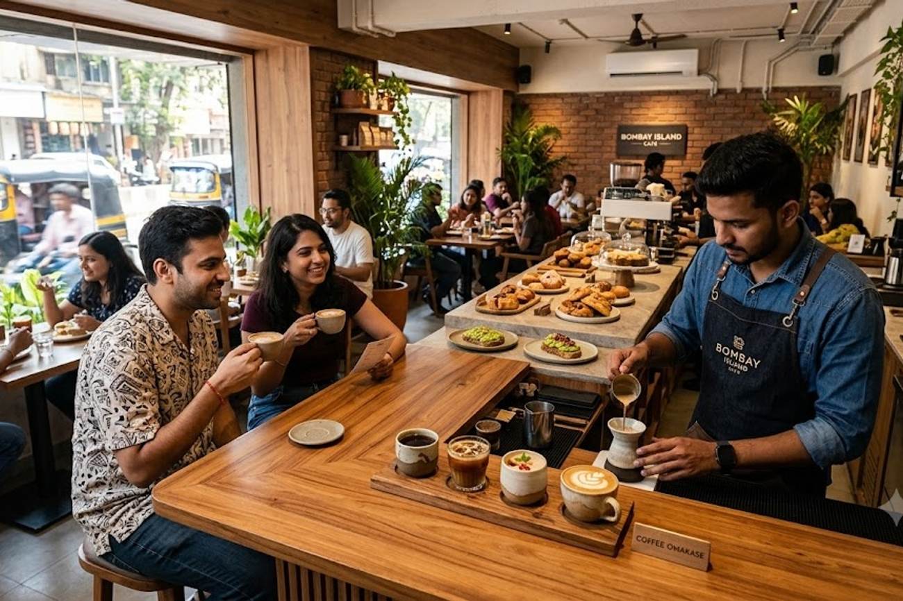 Bombay Island Introduces Andheri Café With Innovative Drinks, Food and Coffee Omakase