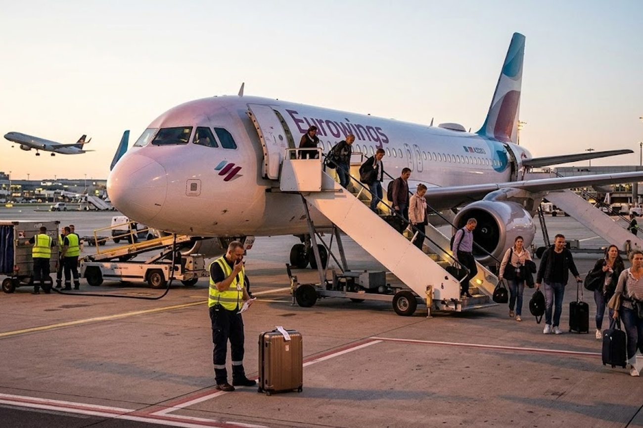 Eurowings Flight Diverts Twice as The Phantom Suitcase Turned a 2-Hour Flight into a 6-Hour Odyssey