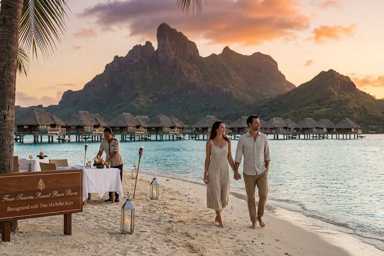 French Polynesia Welcomes New Luxury Milestone As Four Seasons Bora Bora Wins Michelin Recognition