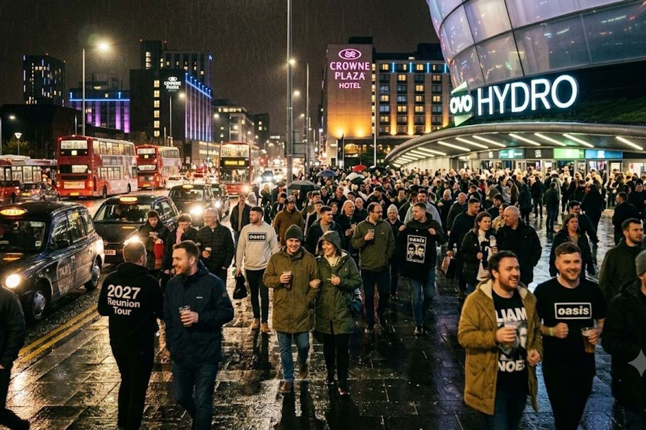 Glasgow, Manchester and Rome Set for 2027 Hotel Rush as Oasis Tour Drives Travel Demand