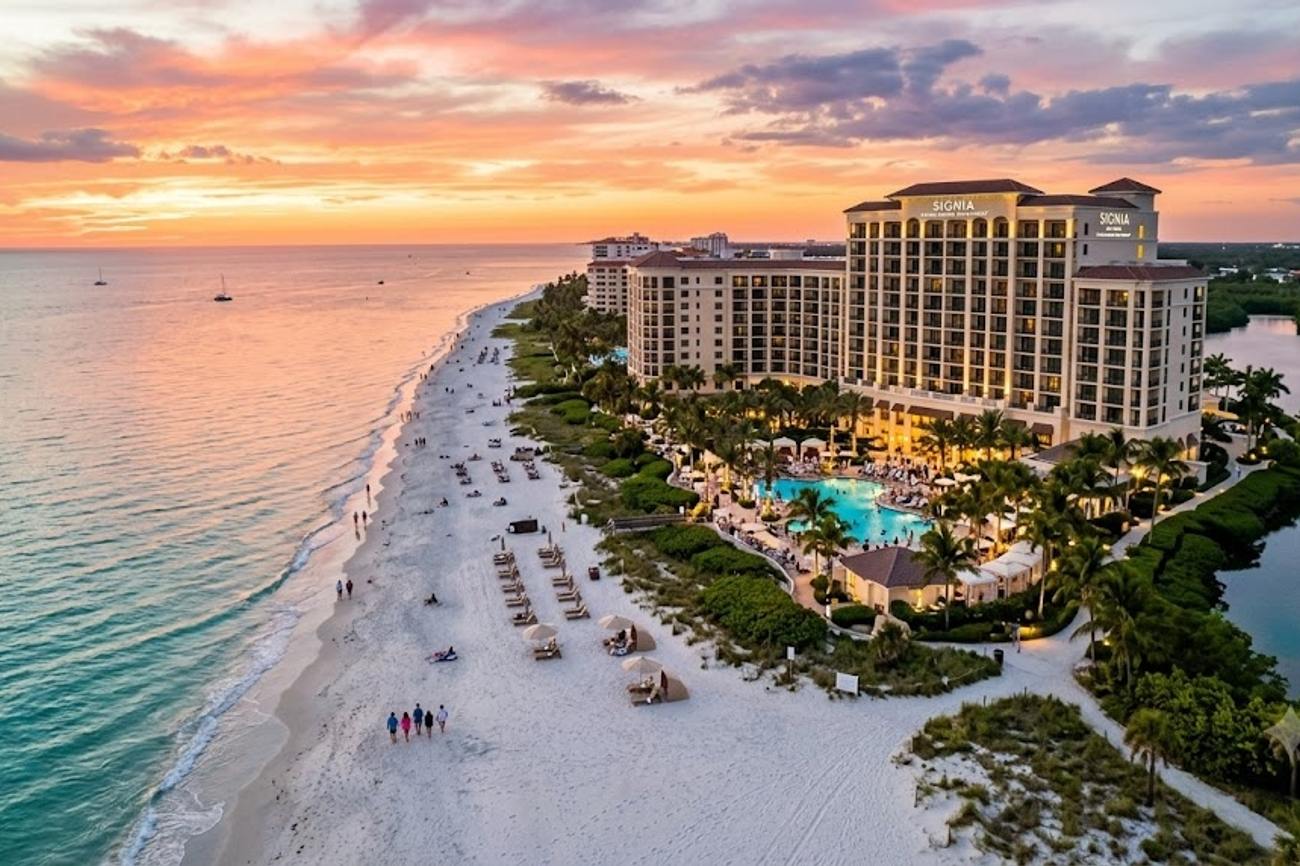 Hilton Transforms Naples Grande Beach Resort Into Signia Hilton Naples Grande Beach Resort in 2027