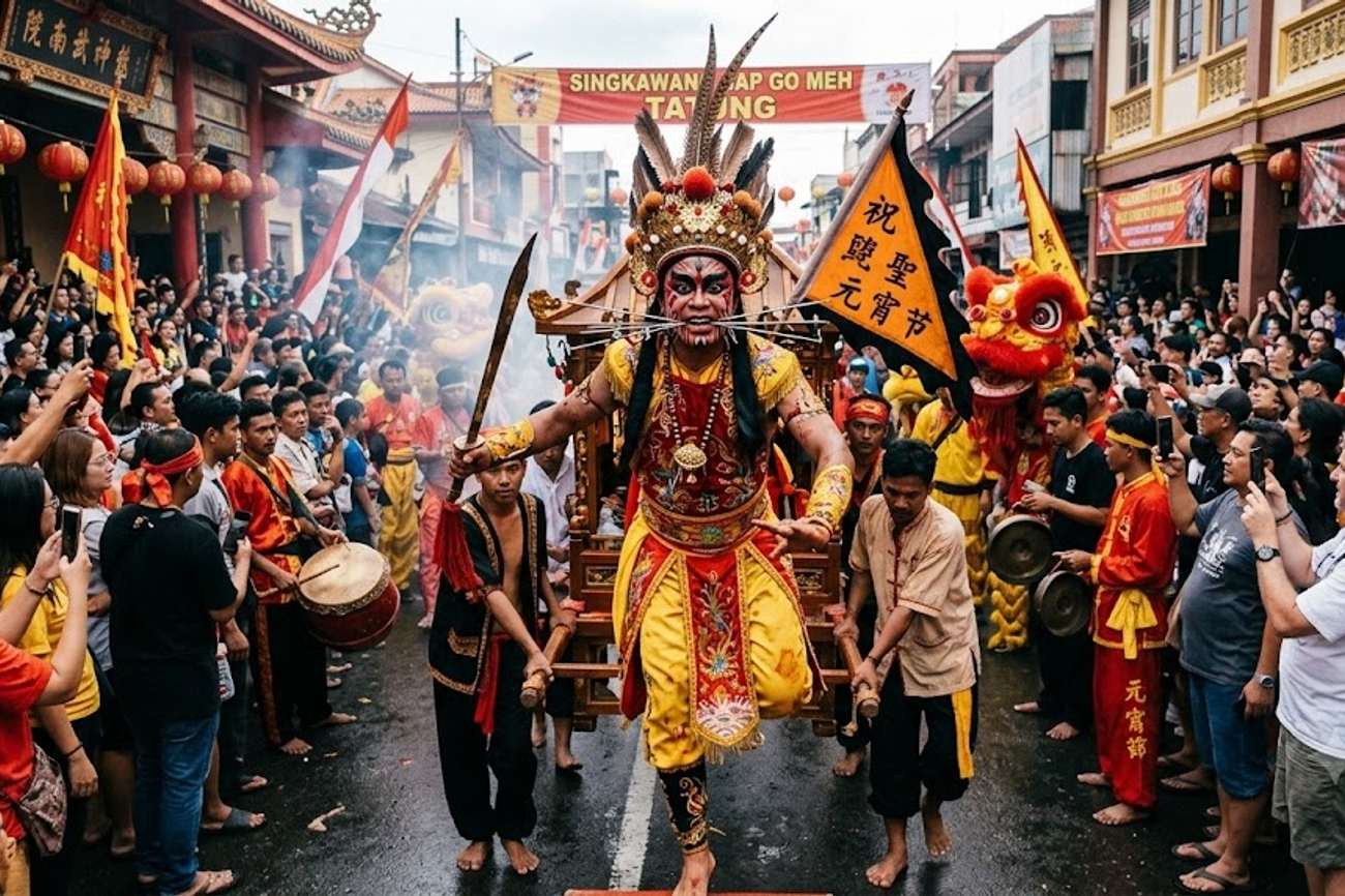 Indonesia’s Hidden Cultural Gem Singkawang Tatung Parade Attracts Global Travellers
