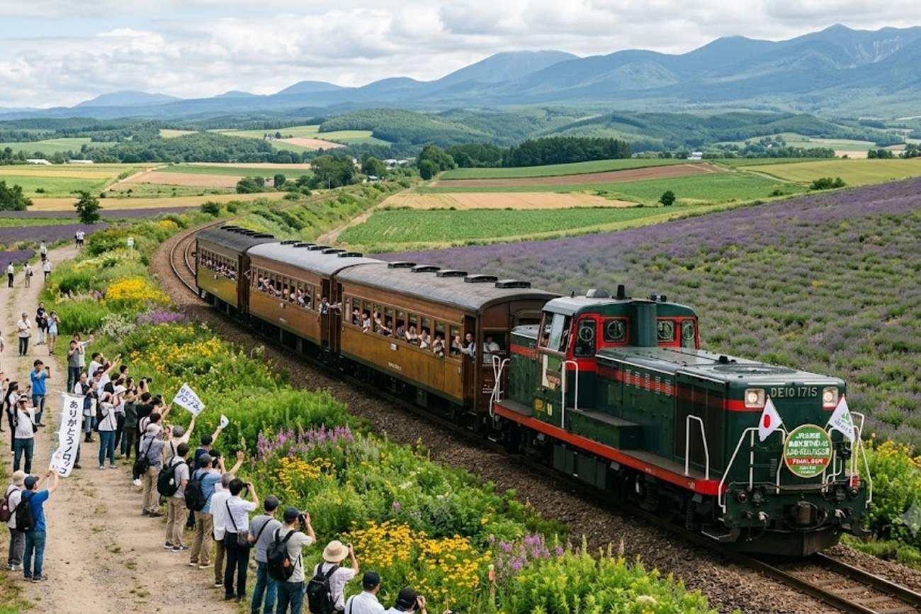Japan’s Railway Travel Turns Historic as Furano-Biei Norokko Ends Before Kushiro Wetland Final Run