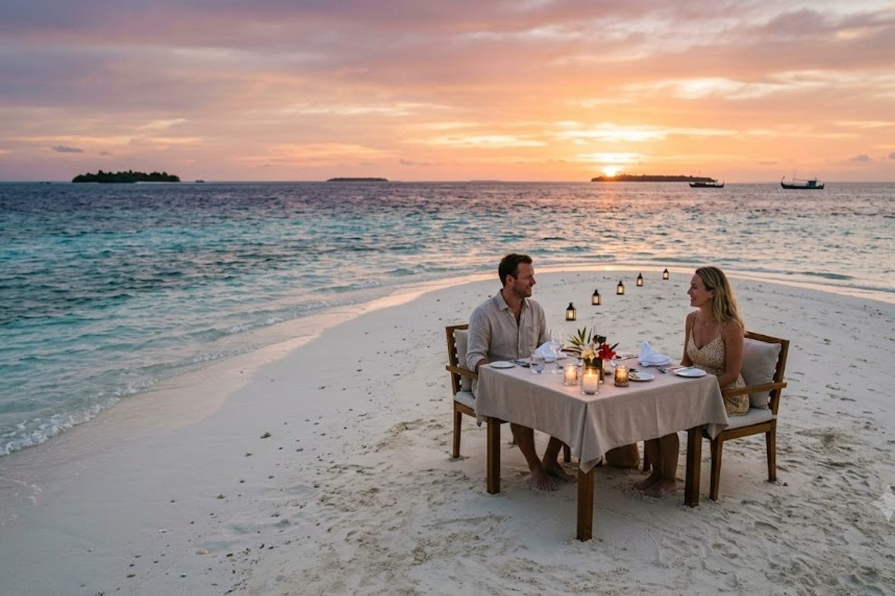 Maldives Unveils Private Sandbank Dining Experience for Travellers Seeking an Exclusive Island Escape