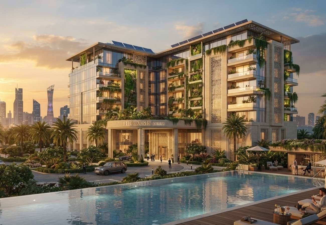 Sustainable luxury hotel architecture in Doha Qatar