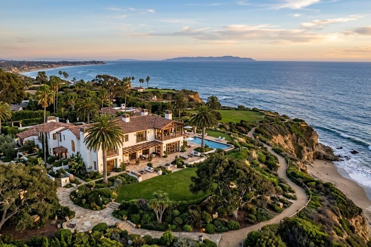Santa Barbara’s Rancho Cariñoso Oceanfront Estate Hits Auction with $20 Million Starting Bid
