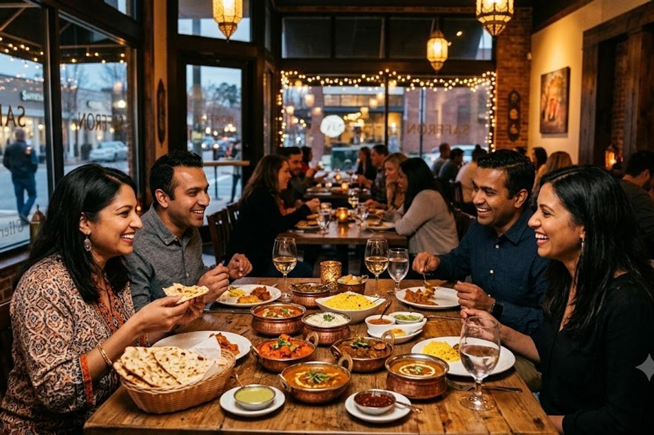 Saffron Indian Cuisine Named Best Indian Restaurant in North Carolina