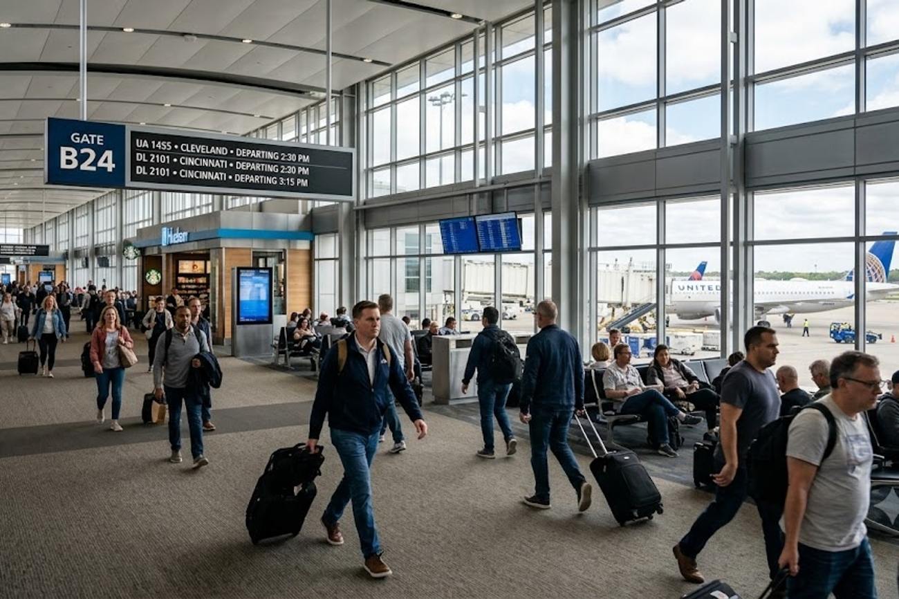 US Airport Competition Heats Up as Ohio’s Cincinnati and Cleveland Hubs Face Different Travel Futures