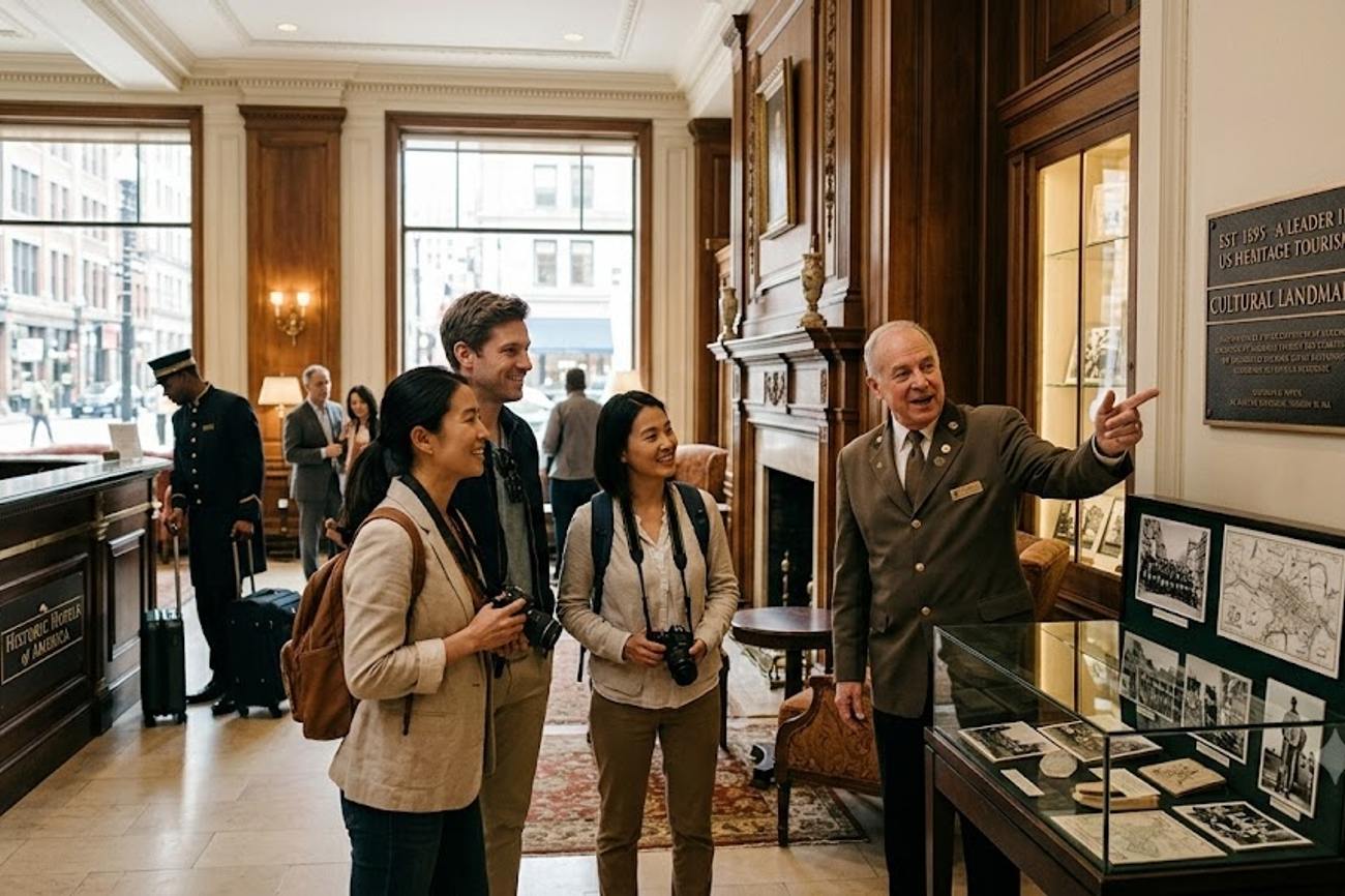 US Heritage Tourism Growth Driven by Historic Hotel Integration