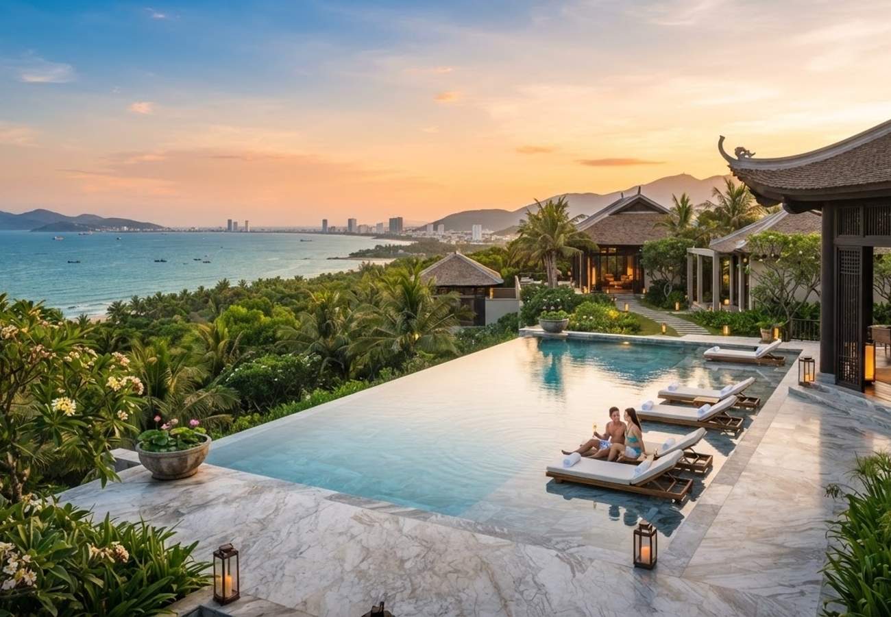 Modern luxury resort architecture in Vietnam reflecting international standards