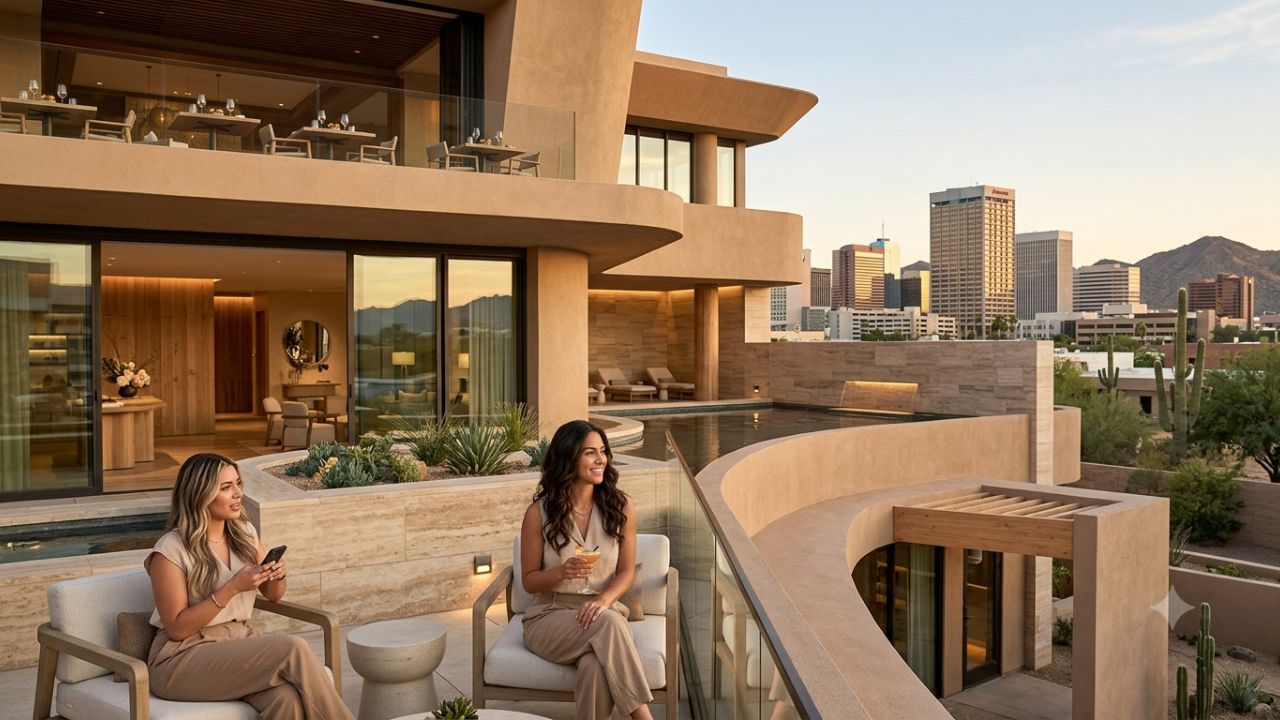 Denū Hotel & Spa Opens in Downtown Phoenix With Sonoran-Inspired Luxury and City’s First Hammam Spa
