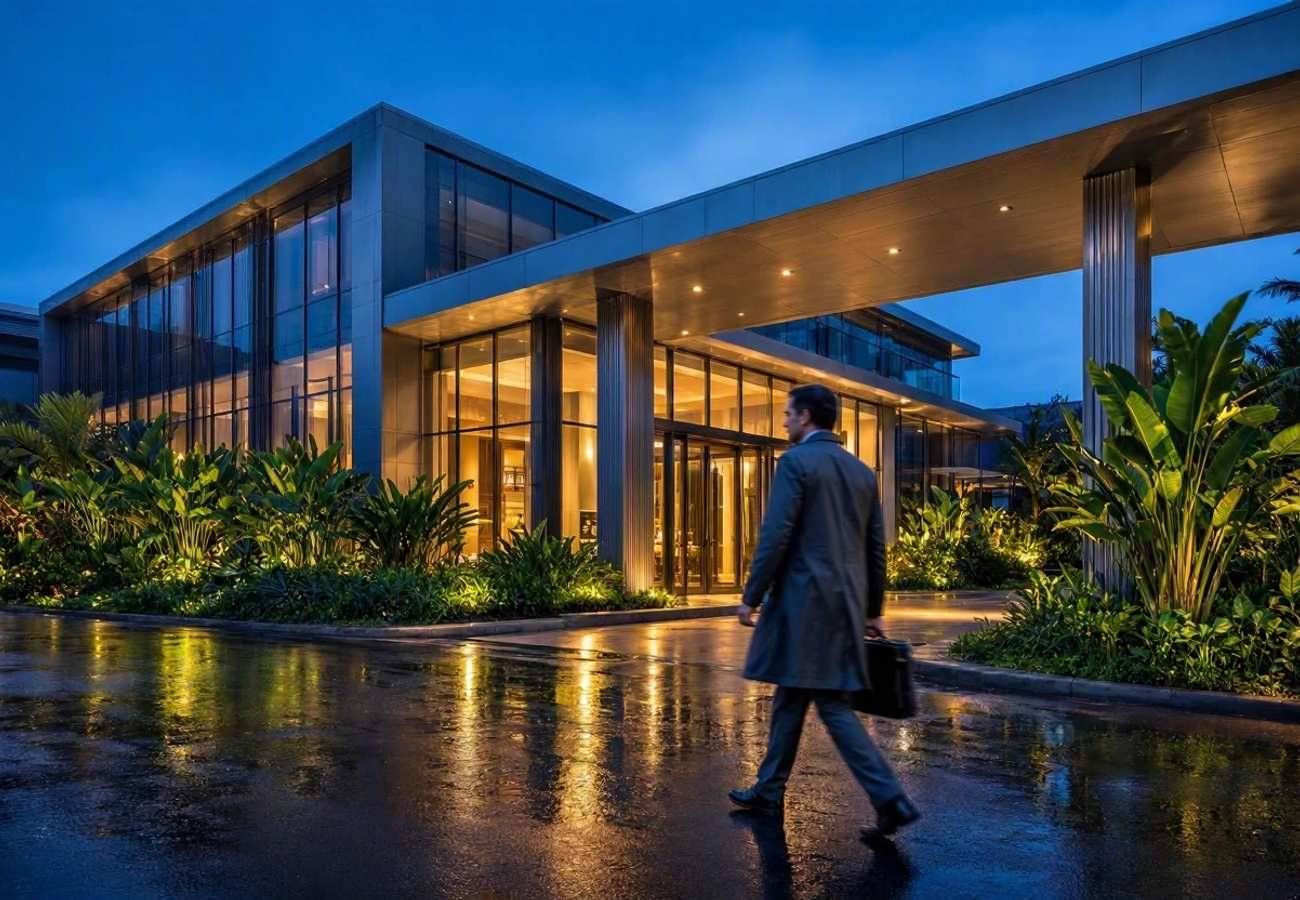 Architectural rendering of the Hyatt Place Guyana Georgetown in Providence