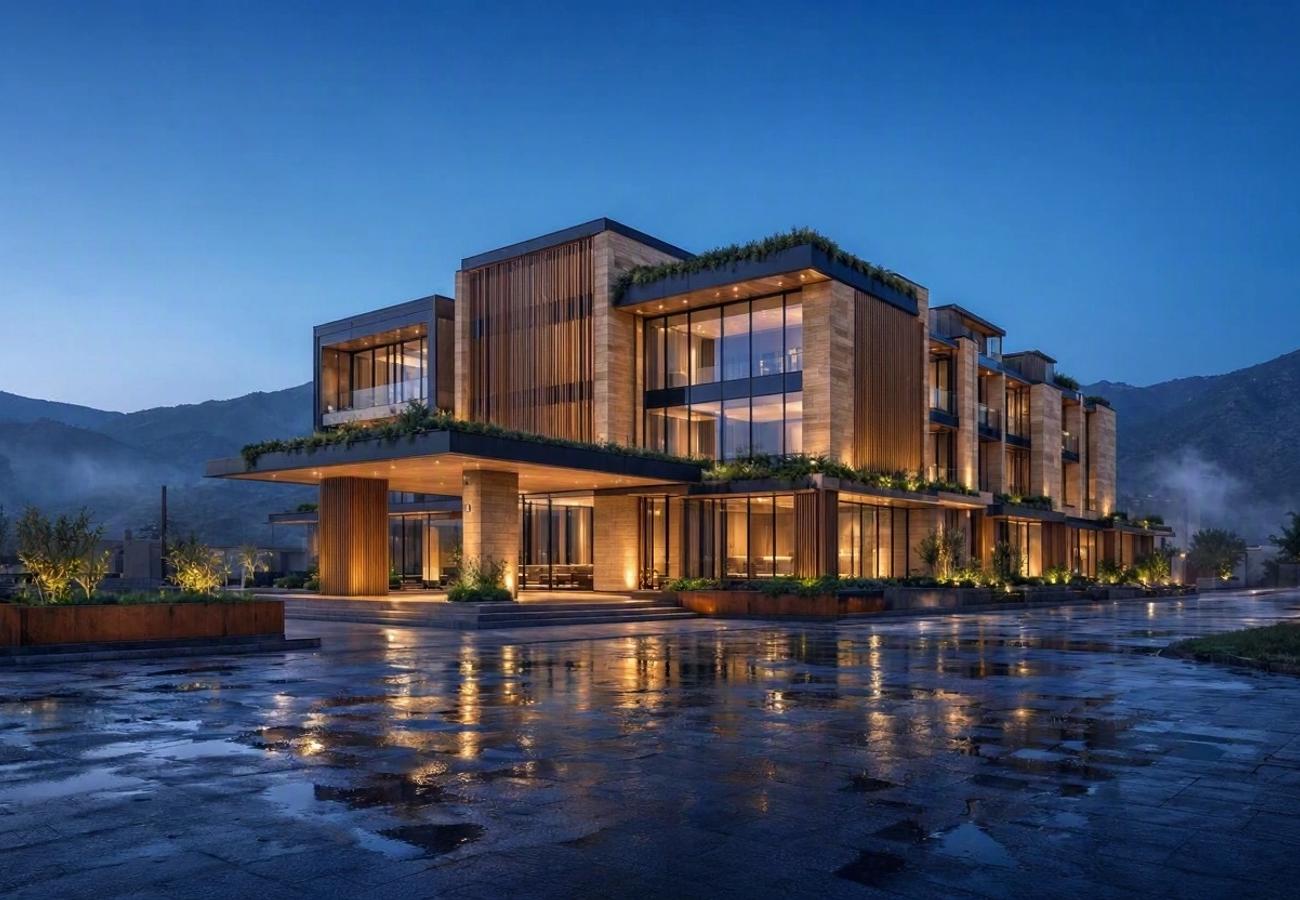 Architectural rendering of the new Welcomhotel by ITC Hotels in Manesar Gurugram